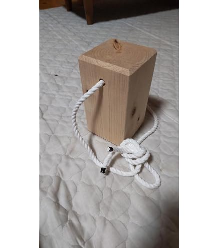 Amazon.co.jp: 神輿当て木·神輿枕·神輿ゲタ·肩当木·調整板付縄白8mm